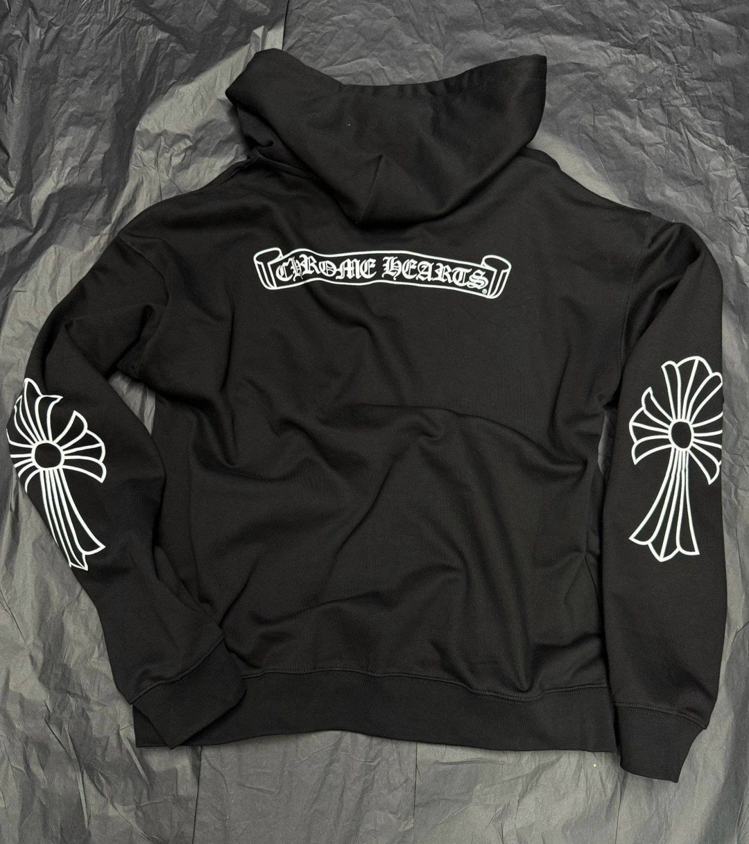 толстовка с капюшоном на молнии chrome hearts los angeles цвет черный,chrome hearts hoodie,chrome hearts zip up hoodie,chrome hearts худи,толстовка
