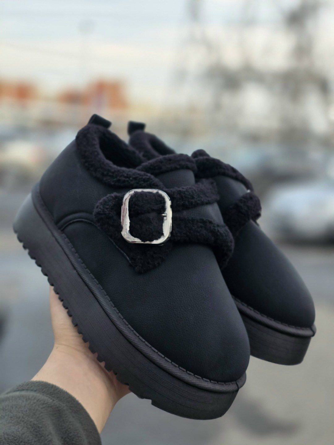 женские угги,угги зимние женские,угги,теплые угги короткие step up shop цвет черный,