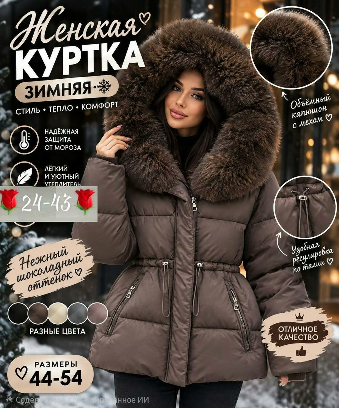 женская зимняя куртка,зимняя куртка,зимняя куртка с мехом,женская куртка,пуховики с мехом