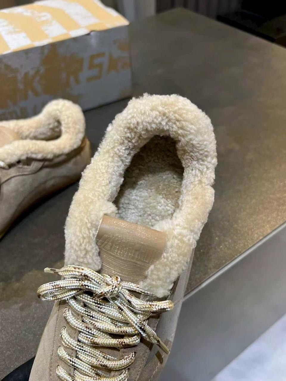 ,golden goose кроссовки,замшевые кроссовки,кроссовки с мехам,меховые кроссовки