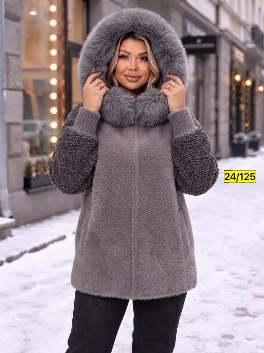 кофта с мехом,кардиган альпака,теплая кофта,пальто барашек,кардиган барашек