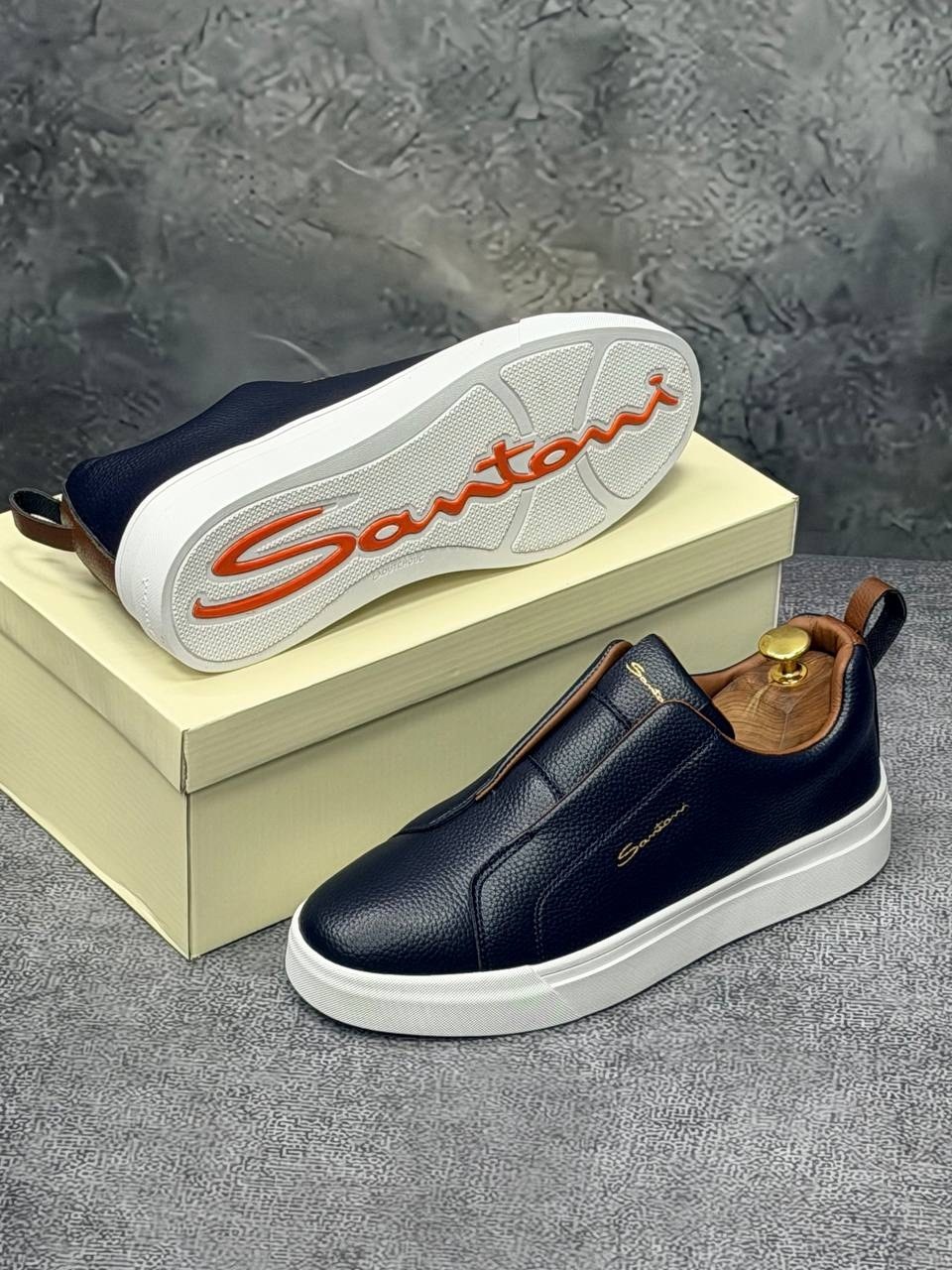 ,мужские слипоны,мужская ,слипоны santoni,кеды мужские