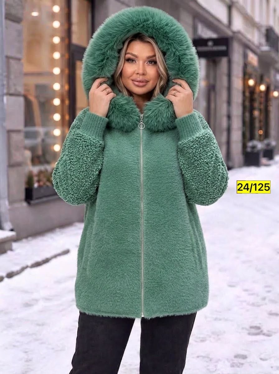 кофта с мехом,кардиган альпака,теплая кофта,пальто барашек,кардиган барашек