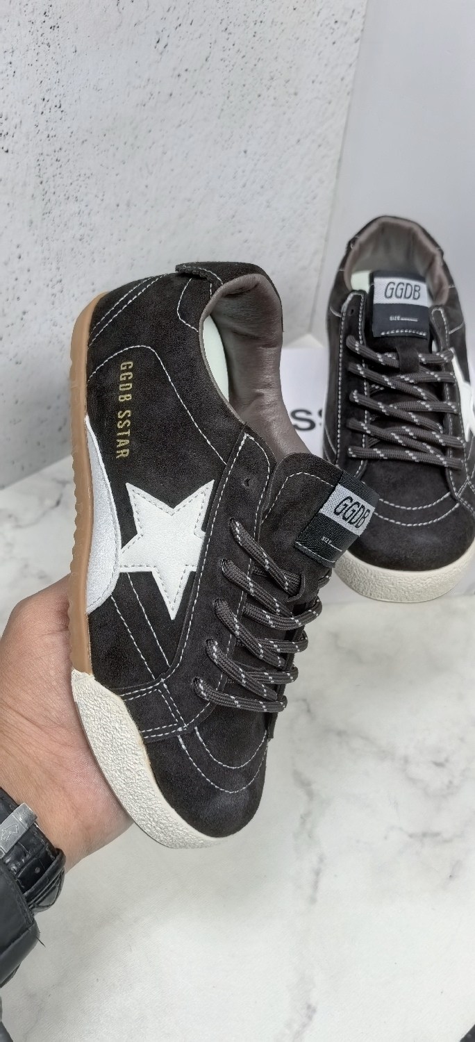 ,кроссовки golden goose,кеды golden goose,коричневые кроссовки ball star golden goose anthracite silver,кеды golden goose женские