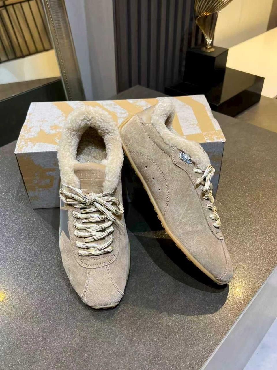 ,golden goose кроссовки,замшевые кроссовки,кроссовки с мехам,меховые кроссовки