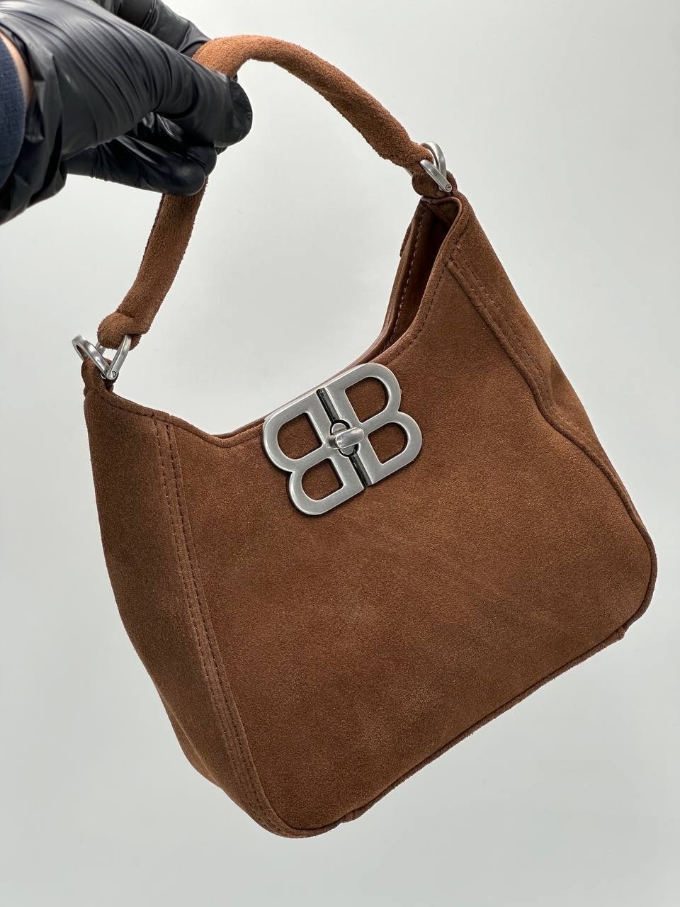 сумка женская balenciaga,замшевая сумка,замшевая сумка женская,сумки женская,сумка velina fabbiano бархатистая черная