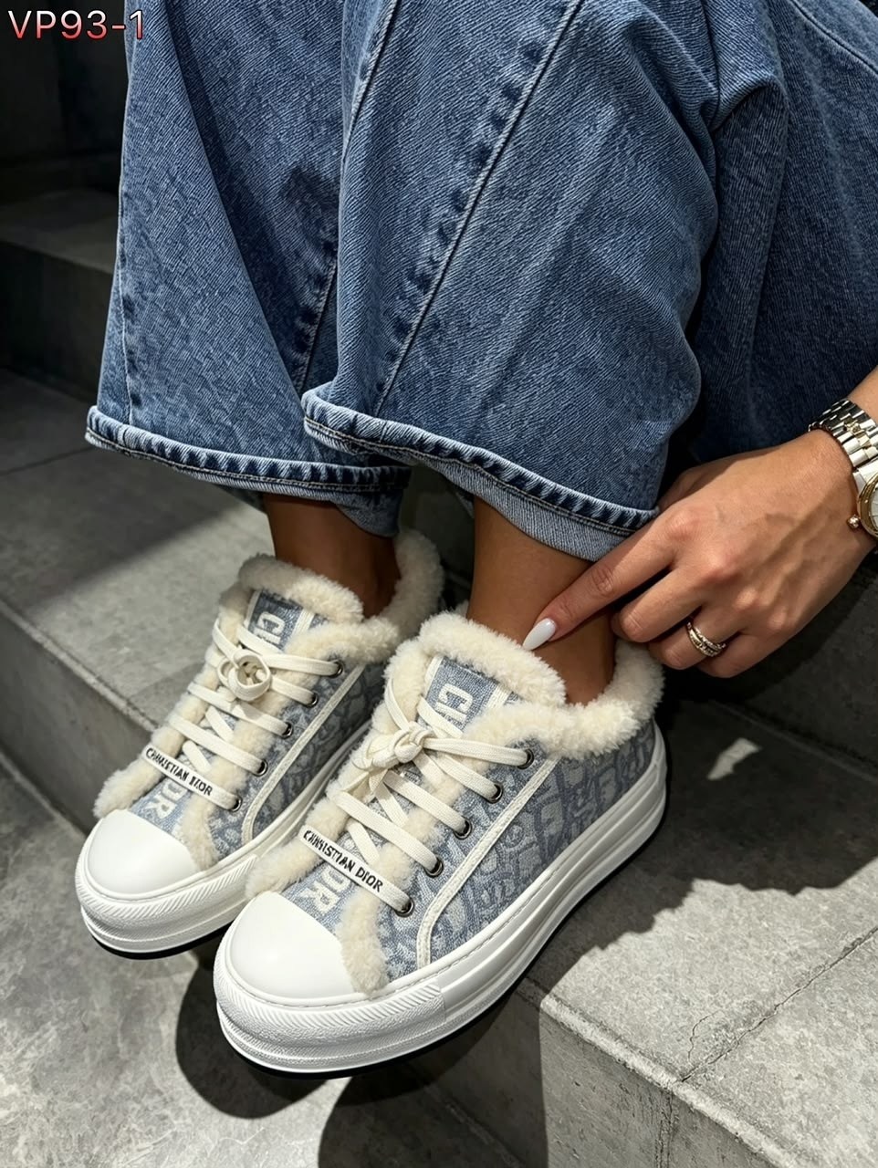 женские зимние кеды с мехом christian dior walk'n' серые,кеды диор,кеды walk n dior platform зимние на меху,кеды dior женские,кеды christian dior