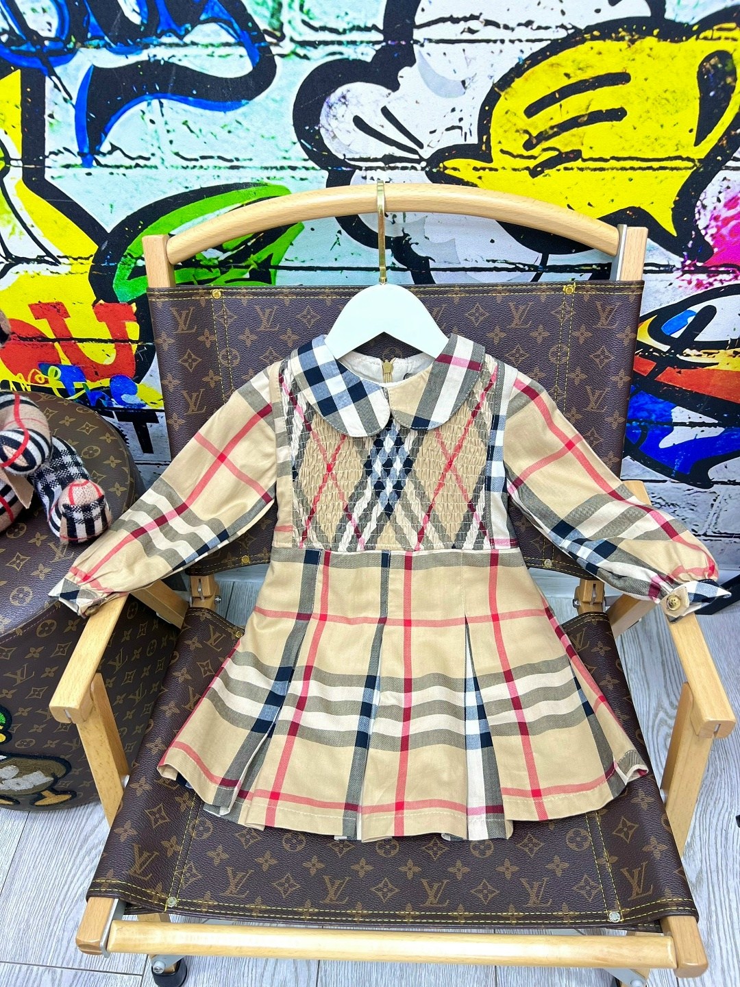 платье в клетку,платье burberry,платье для девочек,burberry baby,платье детская