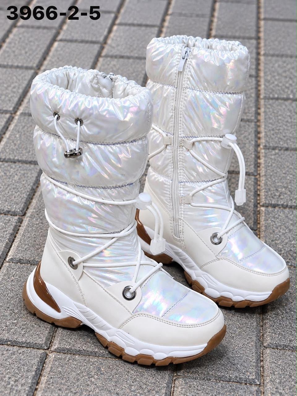 дутики flamingo для девочек цв. серебристый р-р. 35,дутики flamingo для девочек цв. серебристый р-р. 33,детские дутики,зимние сапоги для девочек,дутики flamingo 202d-f1-2075/2076