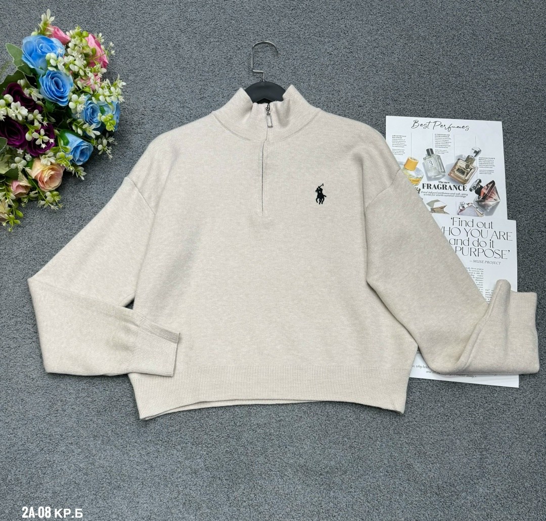 джемпер polo ralph lauren,женская кофта,базовая кофта,модные свитера,джемпер polo ralph lauren полузамок белый