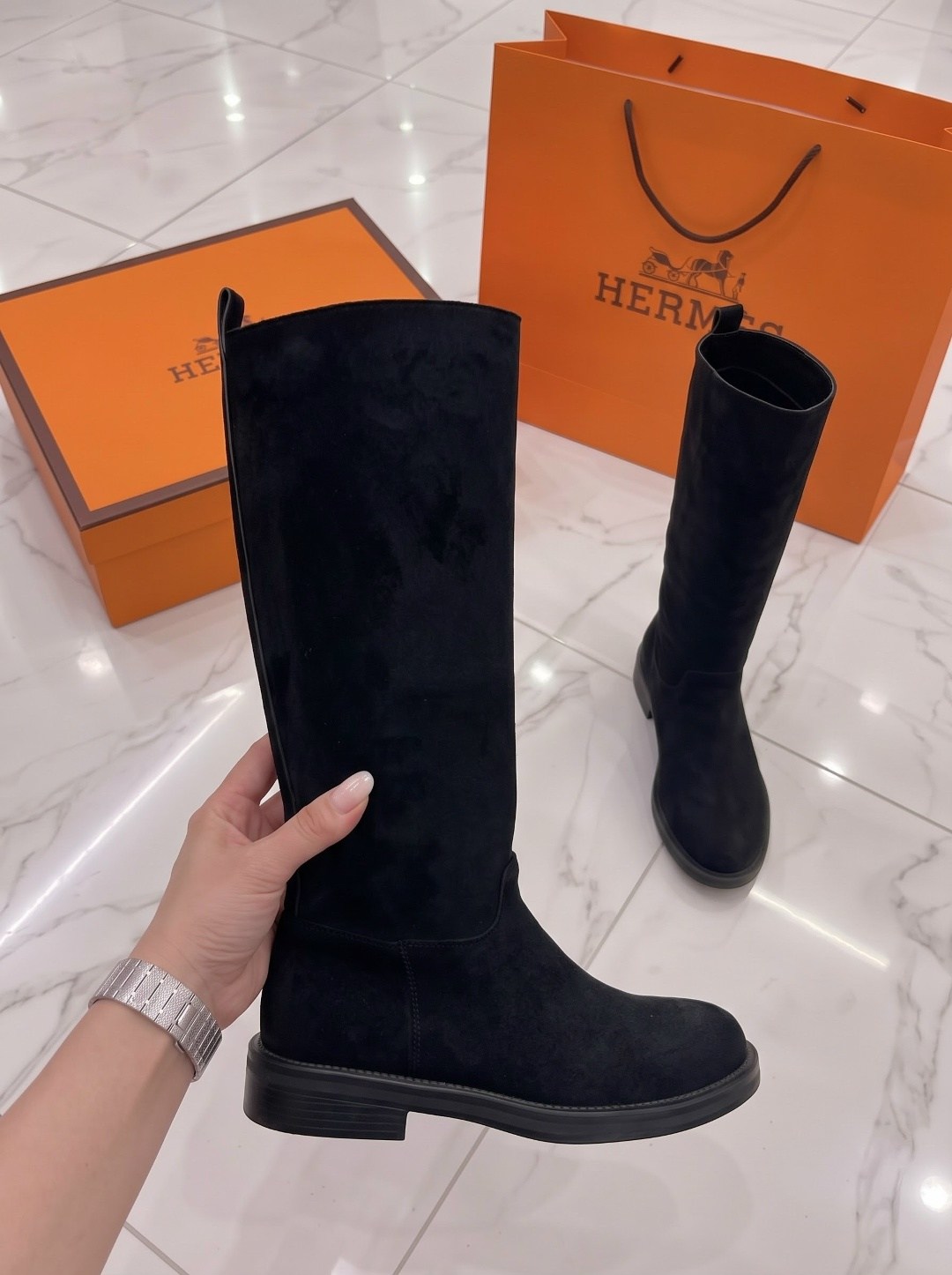 сапоги hermes,сапоги женские hermes,сапоги эрмес женские,замшевые сапоги,женские сапоги