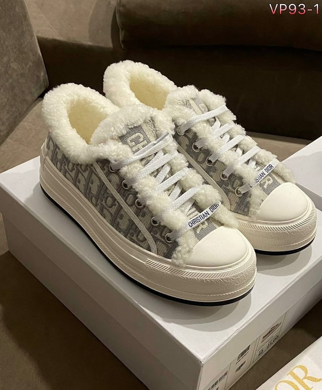 женские зимние кеды с мехом christian dior walk'n' серые,кеды диор,кеды walk n dior platform зимние на меху,кеды dior женские,кеды christian dior