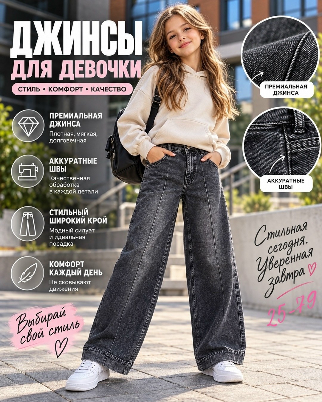 широкие джинсы для девочек,джинсы широкие,джинсы для девочек,джинсы для девочек подростков,джинсы для девочек прямые