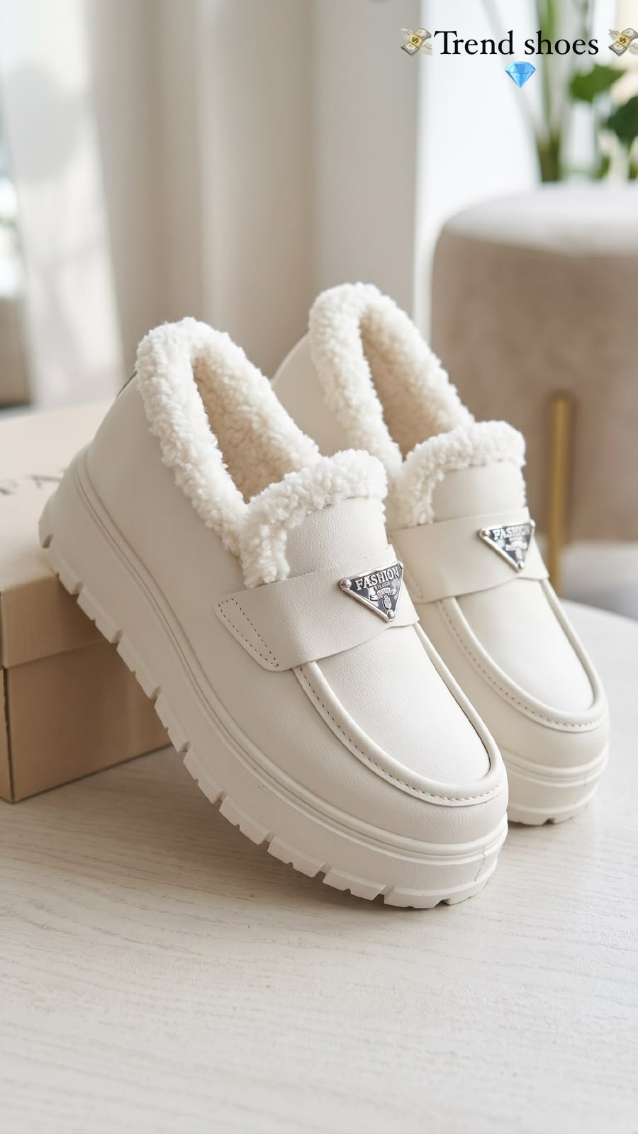угги короткие с мехом на платформе miu miu,,угги женские,модные угги,женские лоферы