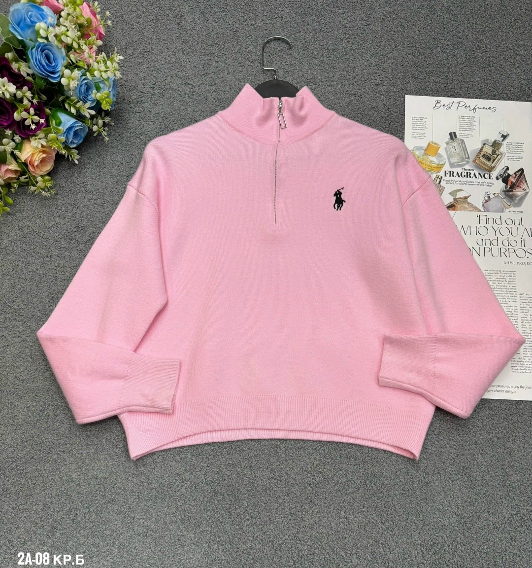 джемпер polo ralph lauren,женская кофта,базовая кофта,модные свитера,джемпер polo ralph lauren полузамок белый