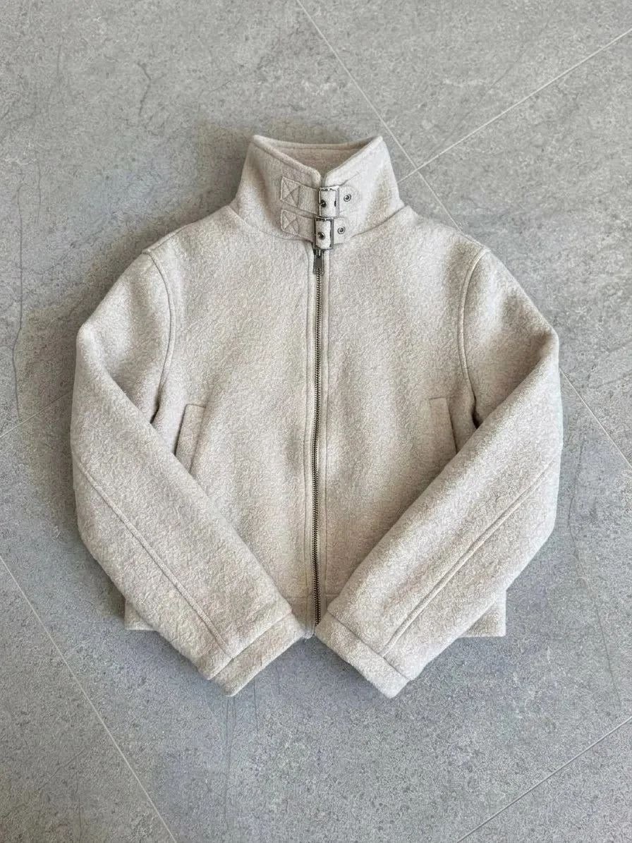 укороченная куртка из букле zara серый,куртка женская,куртка букле женская,куртка букле,куртка