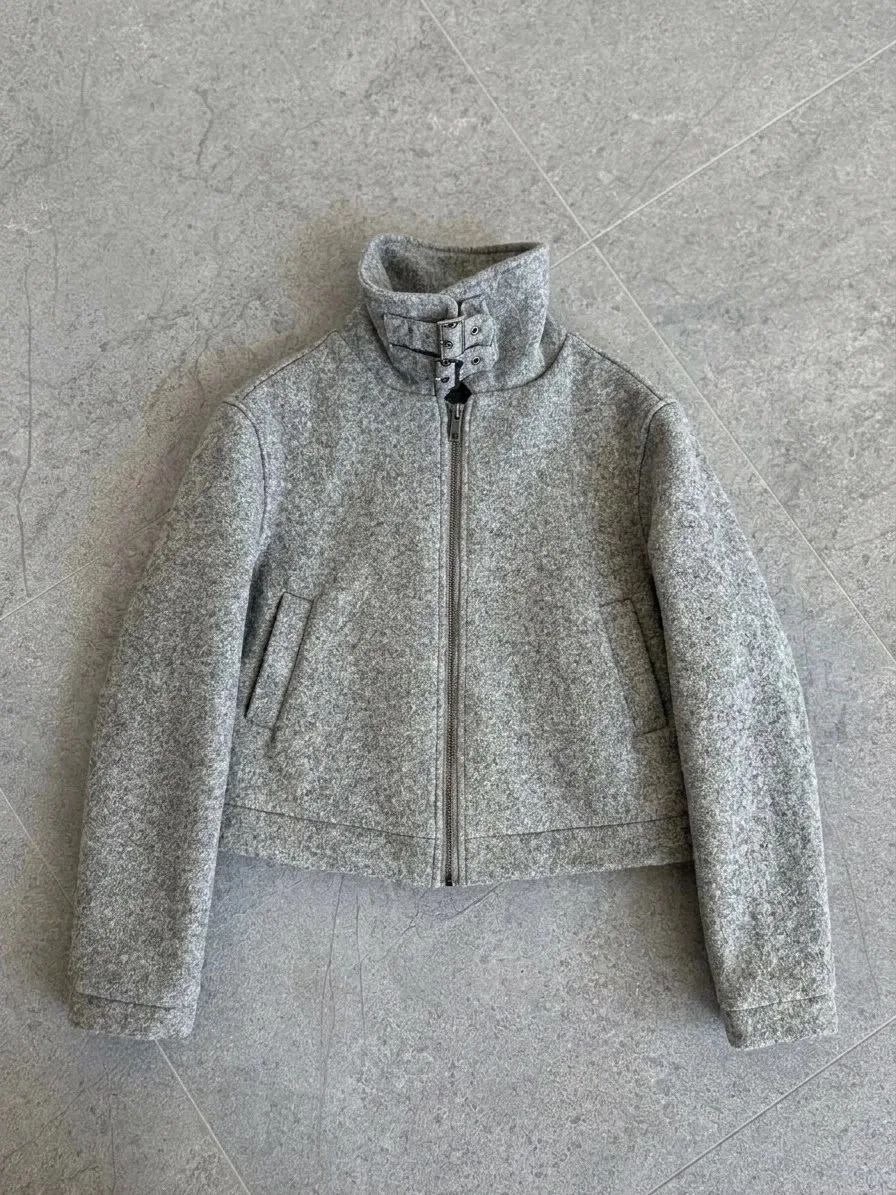 укороченная куртка из букле zara серый,куртка женская,куртка букле женская,куртка букле,куртка