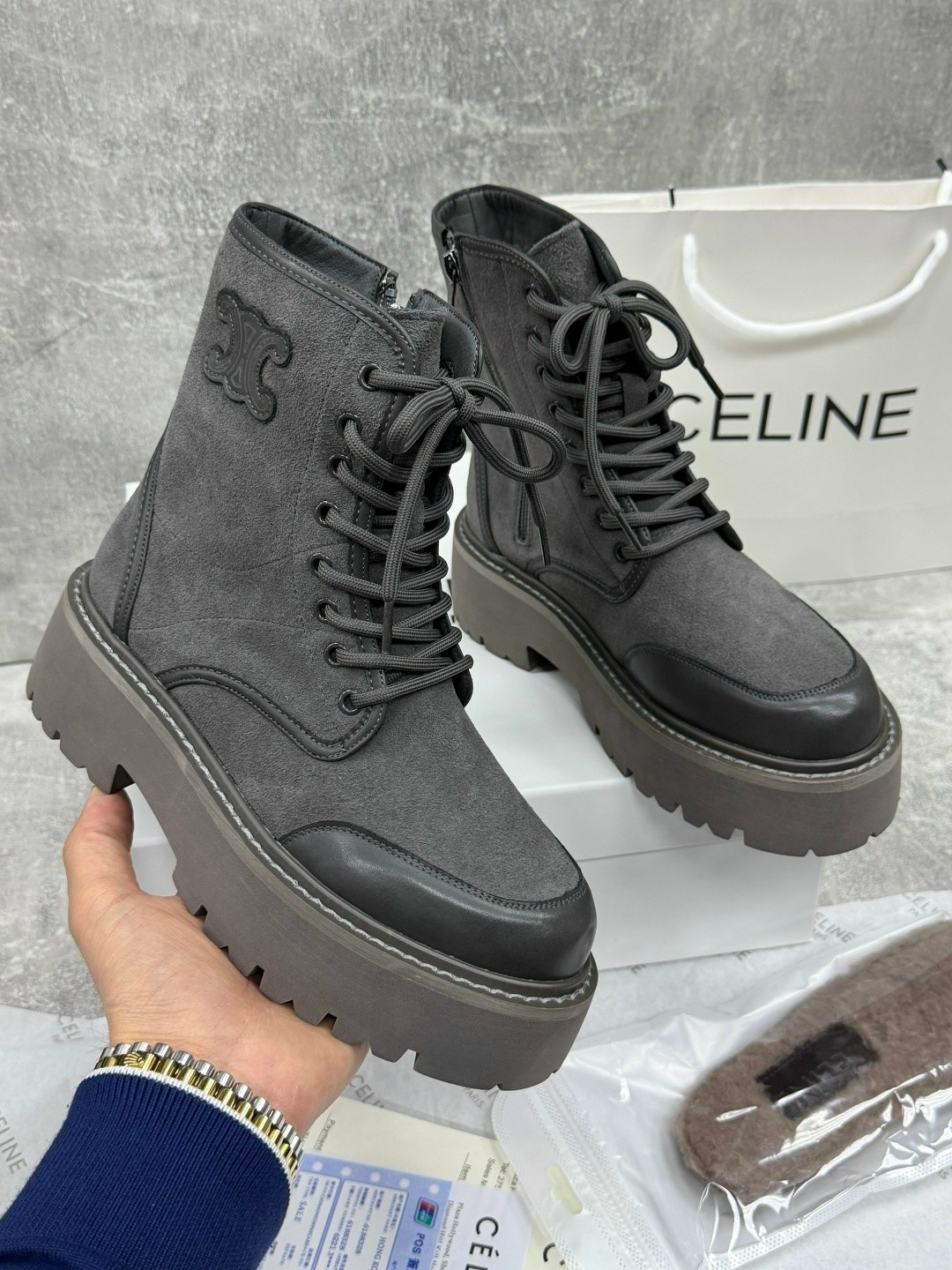ботинки celine,женские ботинки,,ботинки модные,замшевые ботинки