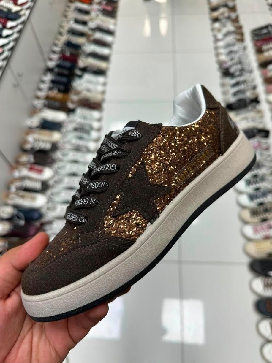 ,кроссовки golden goose с пайетками на платформе,кроссовки golden goose,обуви, женская