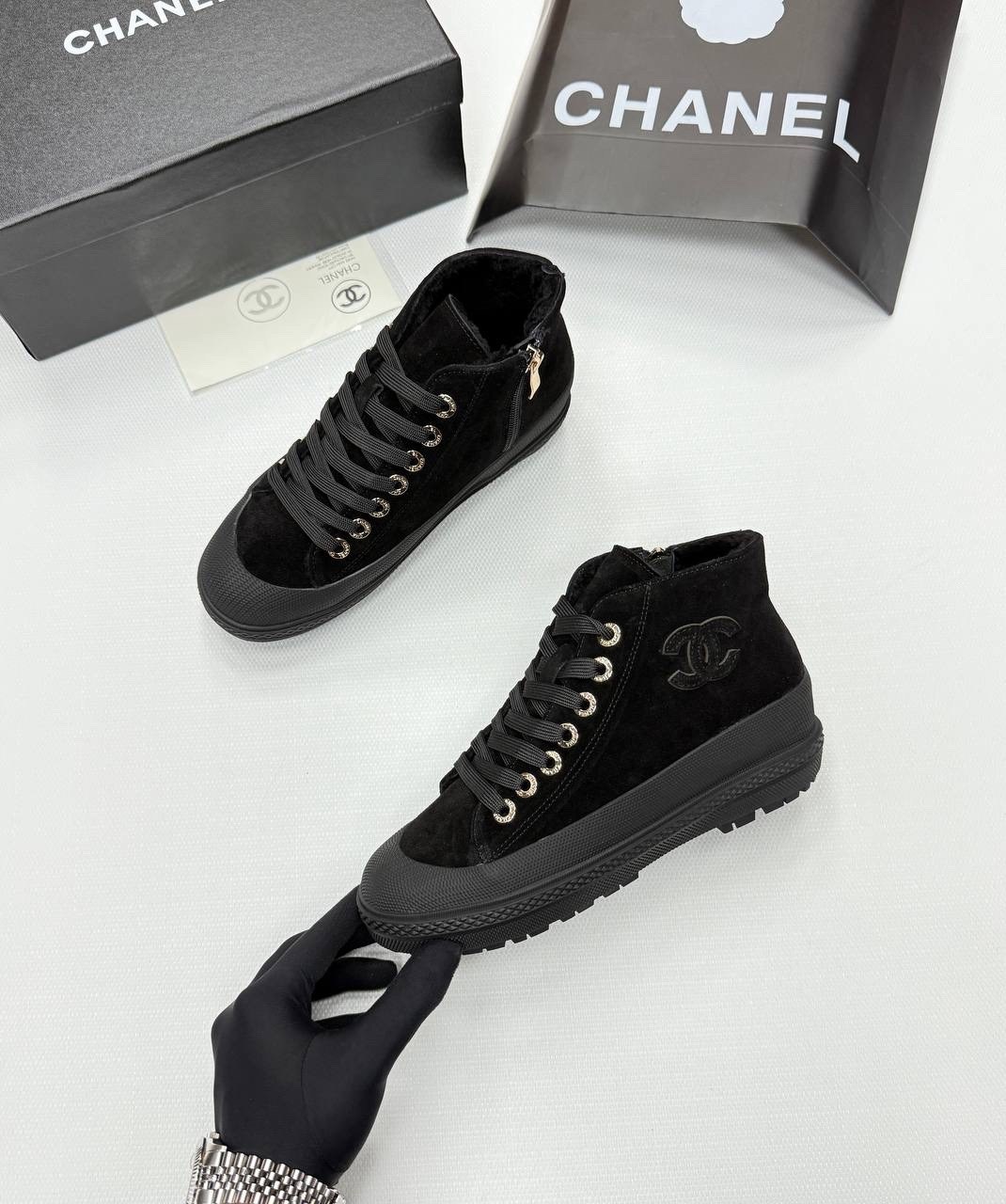 ботинки chanel,ботинки женские зимние chanel,кеды chanel,кеды шанель,ботинки шанель