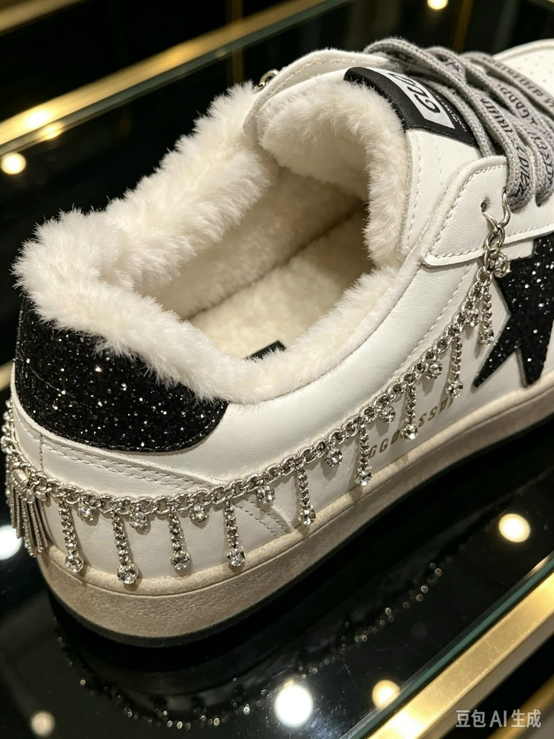 ,golden goose кроссовки,женские кроссовки,кеды зимние женские golden goose модель 618592, женская