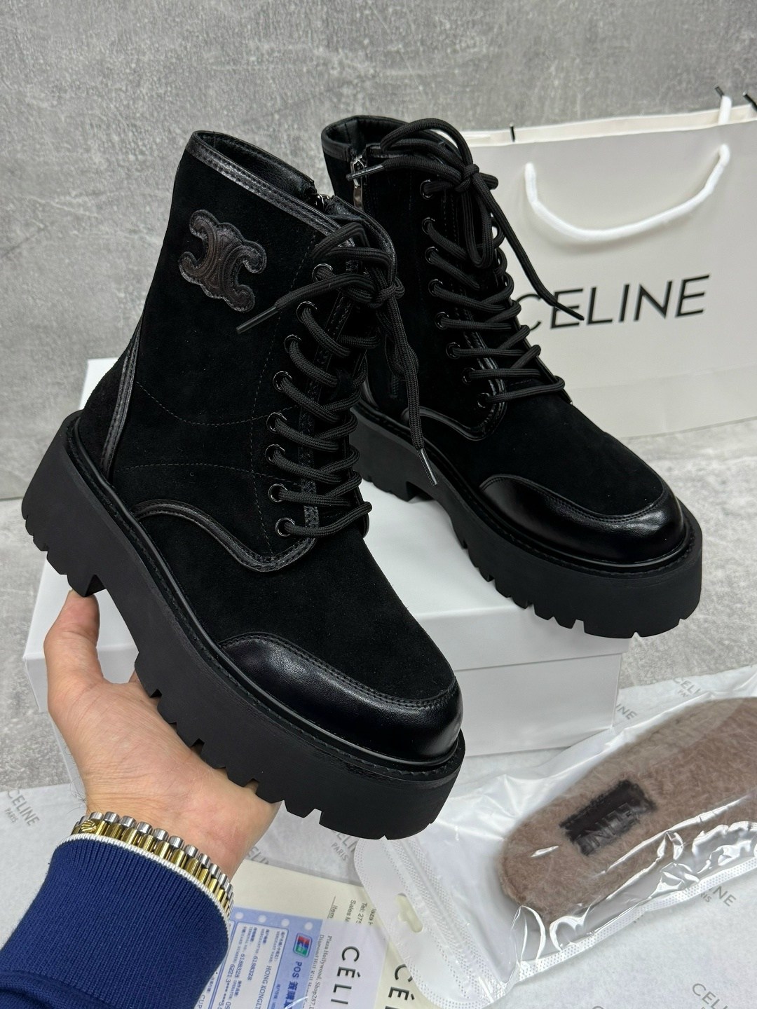ботинки celine,женские ботинки,,ботинки модные,замшевые ботинки