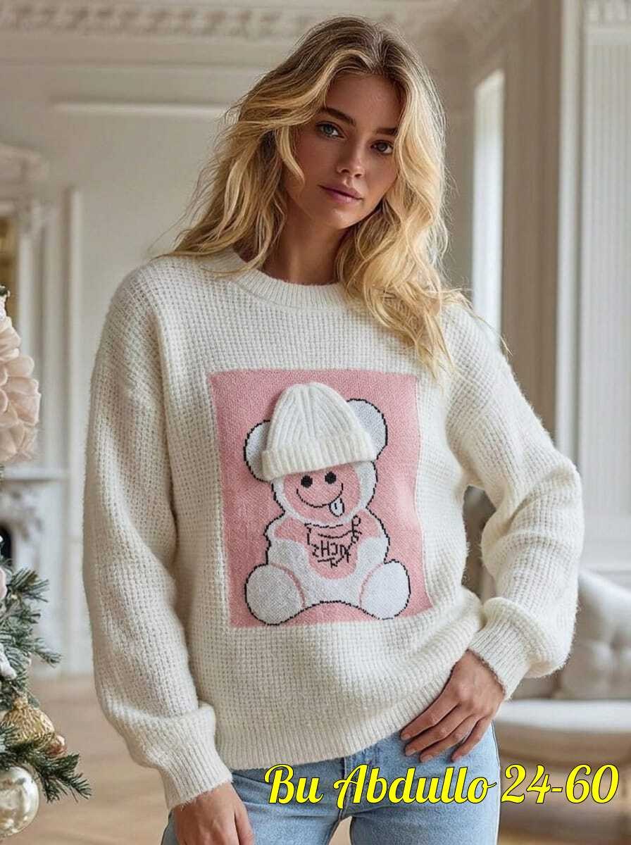 свитер с вышивкой,кофта женская,женские свитера,новогодняя кофта,свитер