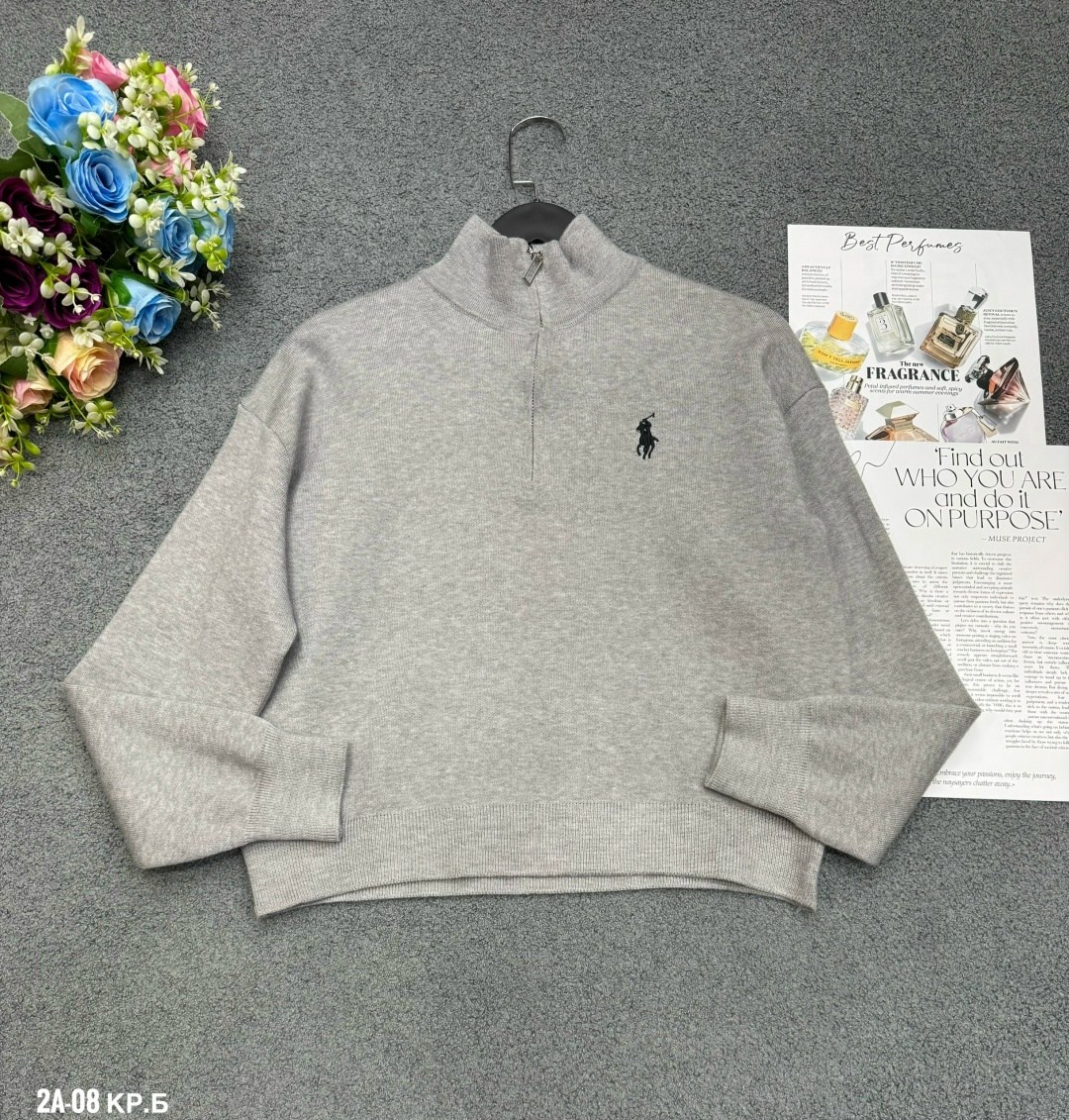 джемпер polo ralph lauren,женская кофта,базовая кофта,модные свитера,джемпер polo ralph lauren полузамок белый