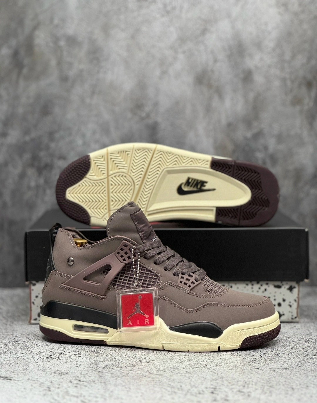 nike air jordan 4 retro,a ma maniére x air jordan 4 retro,air jordan 4,,кроссовки