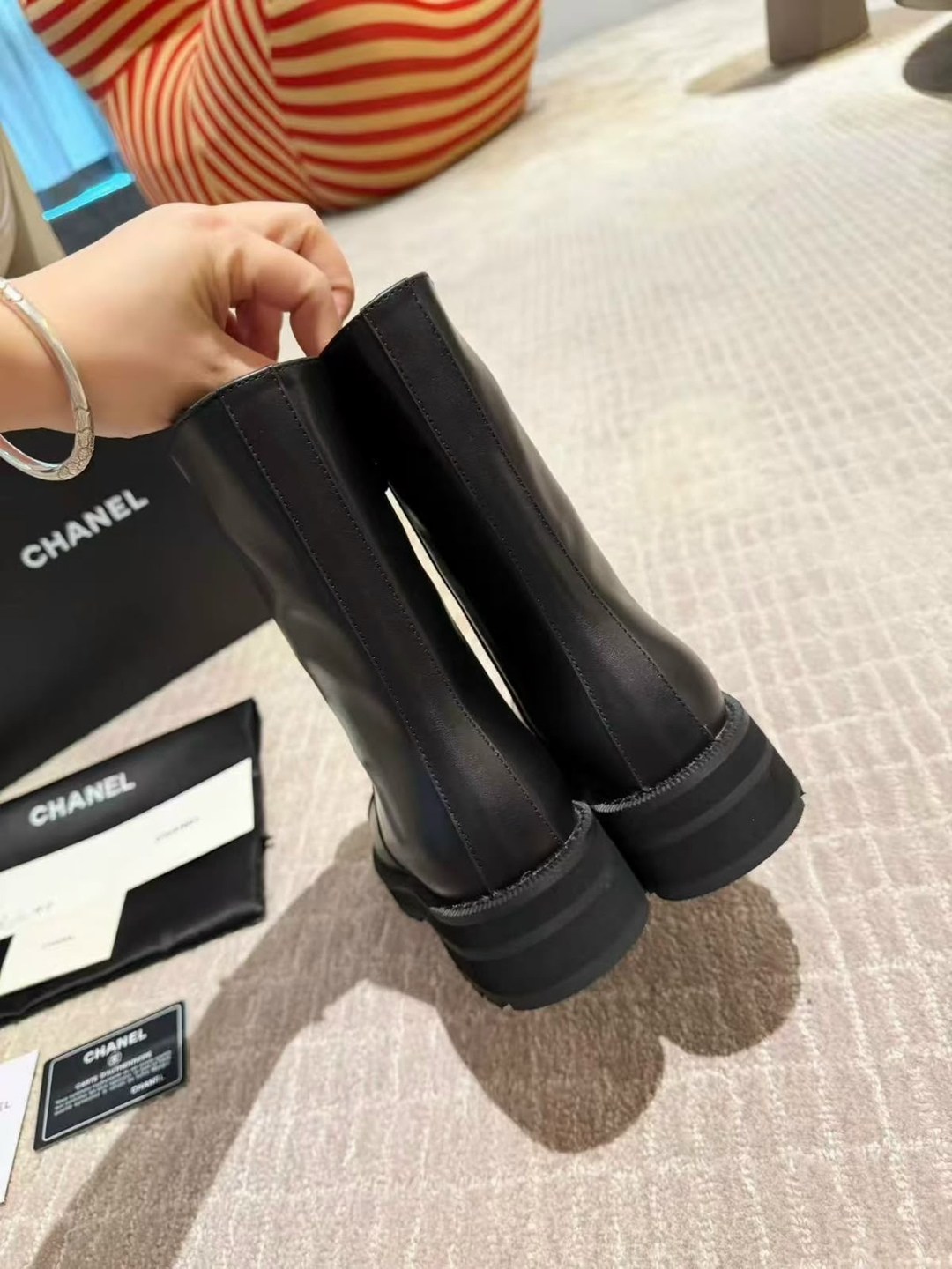 ботинки chanel,сапоги chanel,женские кожаные сапоги chanel premium black,женские кожаные сапоги chanel черные 2026 укороченные,ботинки женские chanel