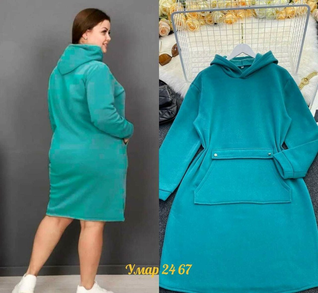 платье из флиса,платье флис,спортивное платье с капюшоном,платье толстовка женское,платье женская теплое