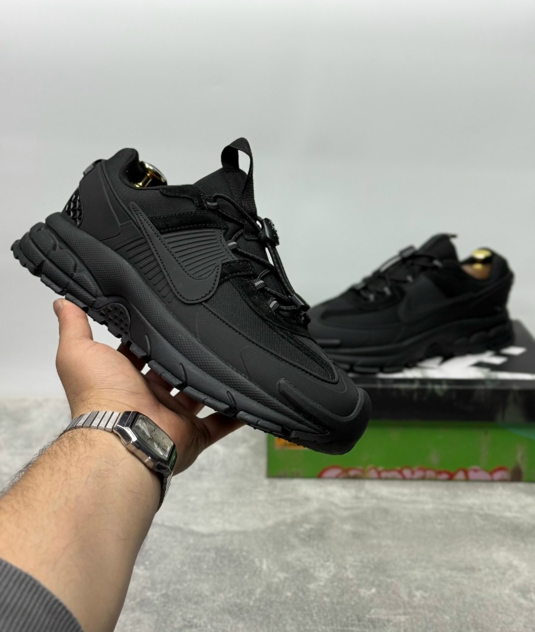 кроссовки nike zoom vomero 5 roam черный мужской,черные кроссовки zoom vomero roam nike,кроссовки,черные кроссовки zoom vomero roam nike black racer blue,кроссовки мужские