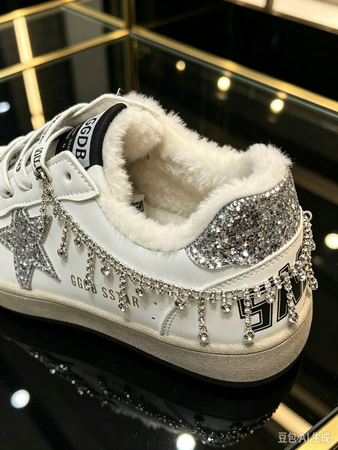 ,golden goose кроссовки,женские кроссовки,кеды зимние женские golden goose модель 618592, женская