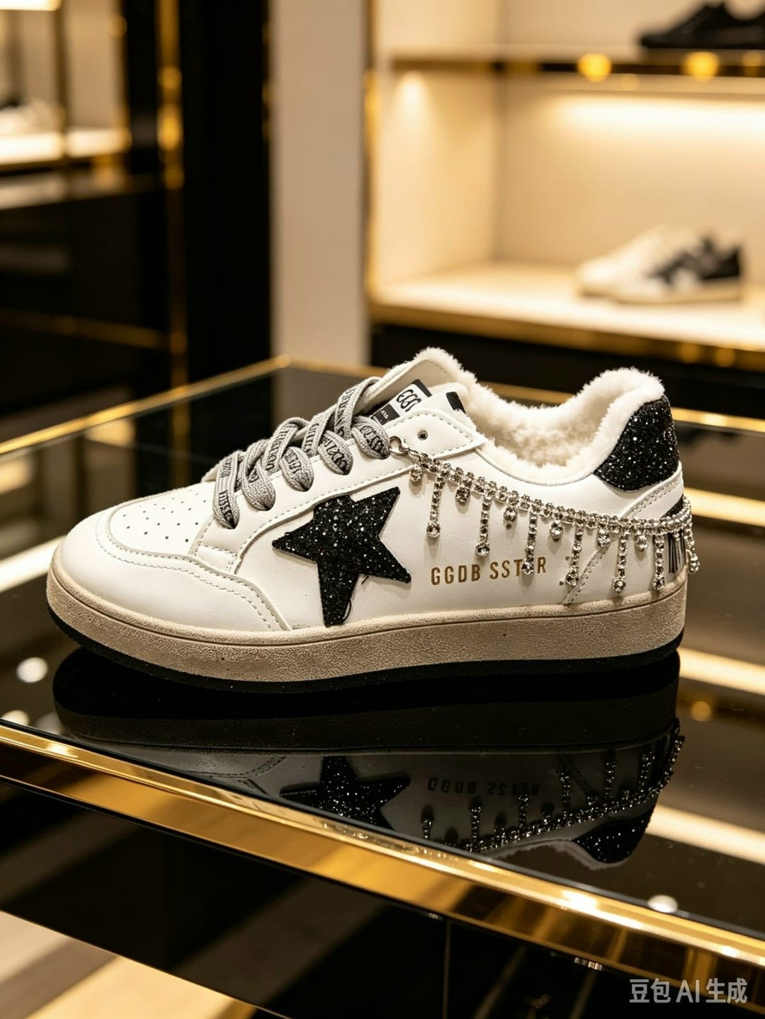 ,golden goose кроссовки,женские кроссовки,кеды зимние женские golden goose модель 618592, женская