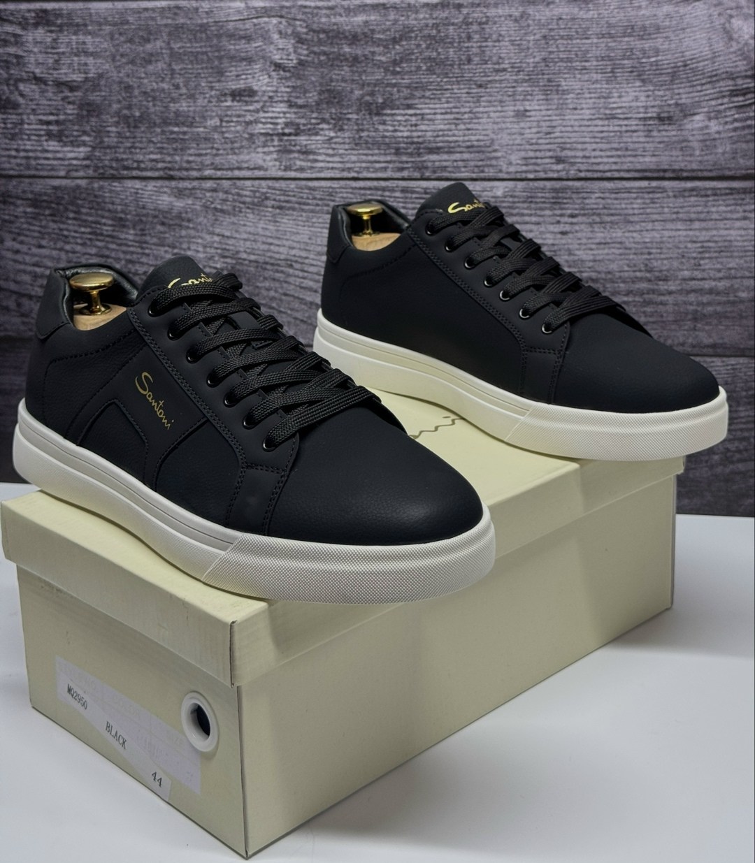 мужские кеды santoni,кеды мужские кожаные santoni черные premium,кеды santoni,мужская ,santoni кроссовки