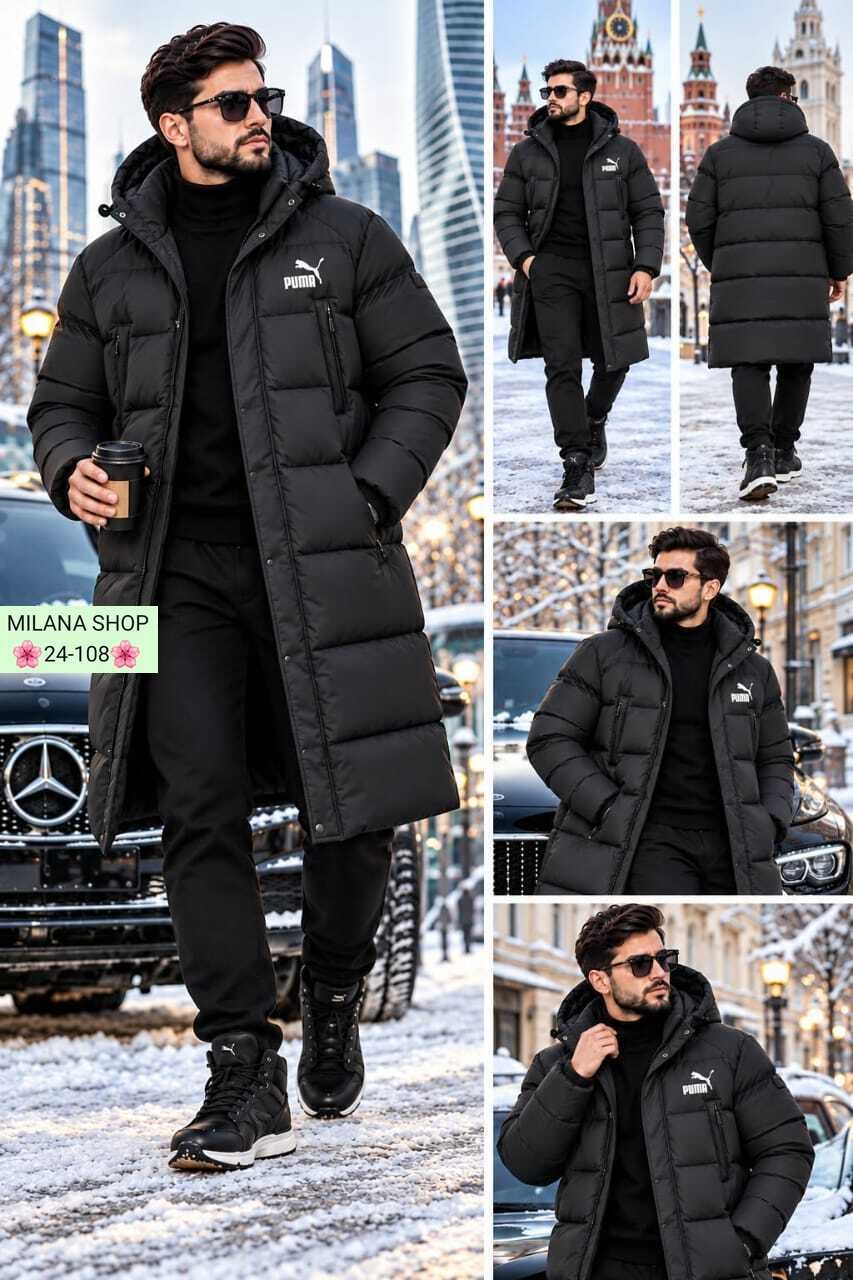 пуховик мужской puma,пуховик длинный спортивный long hooded down coat puma,пуховик зимний длинный puma,пуховик puma,пальто пуховое puma original