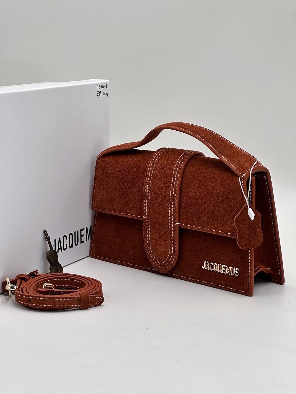 сумка jacquemus из натуральной замши,jacquemus сумка,сумка jacquemus коричневый,сумка женская замшевая jacquemus 24x13,сумки женская сумка через плечо