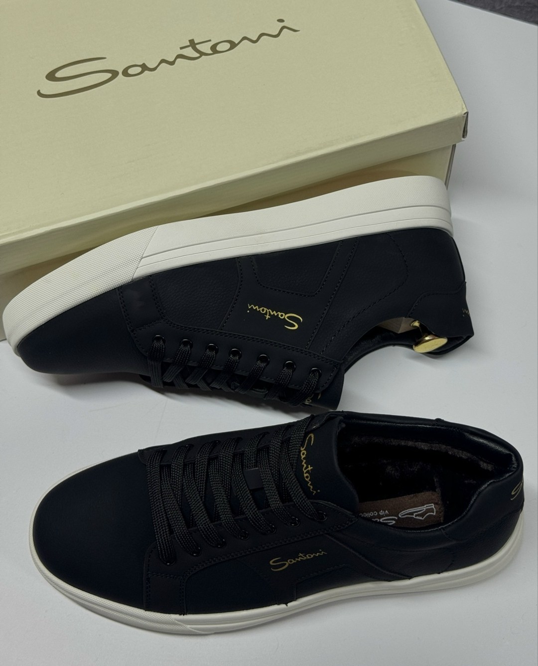 мужские кеды santoni,кеды мужские кожаные santoni черные premium,кеды santoni,мужская ,santoni кроссовки