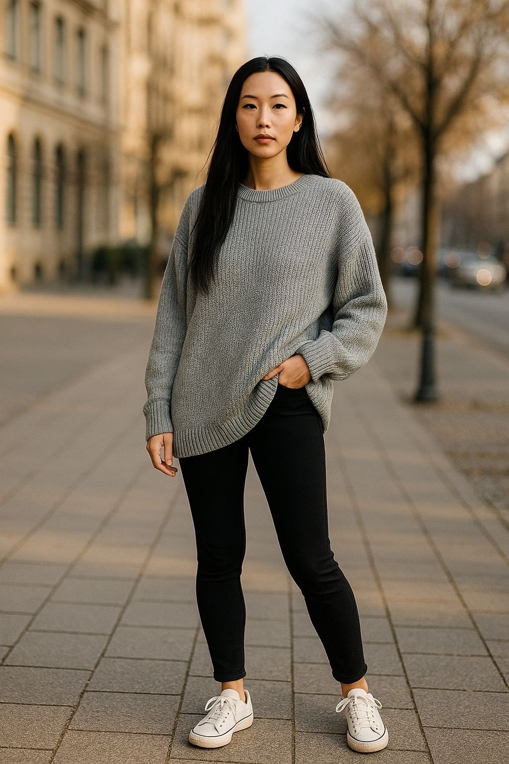 oversized sweater,образ со свитером,grey sweater,образ со свитером оверсайз