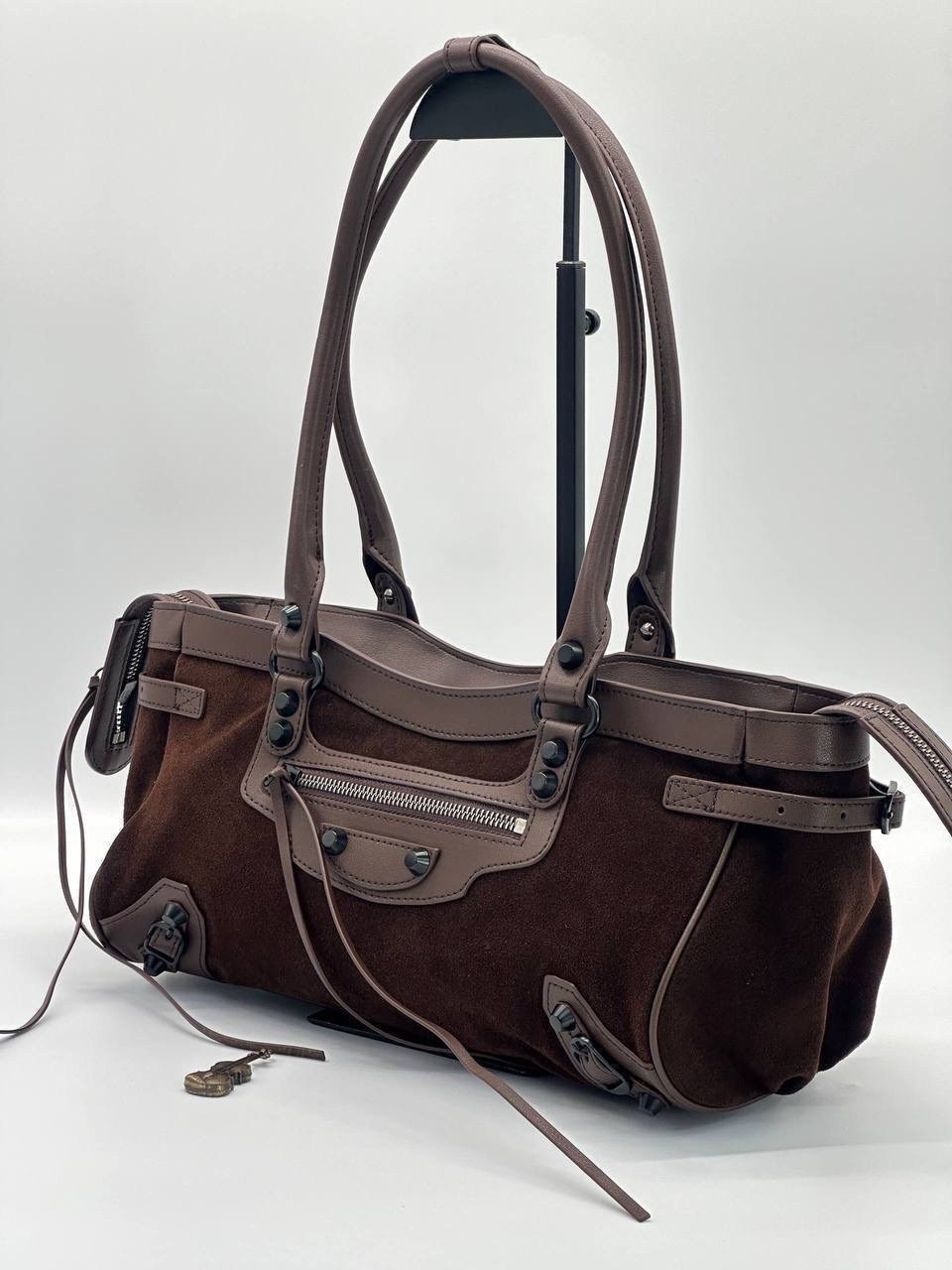сумка женская balenciaga,сумка balenciaga,замшевая сумка,сумки коричневый,сумки женская