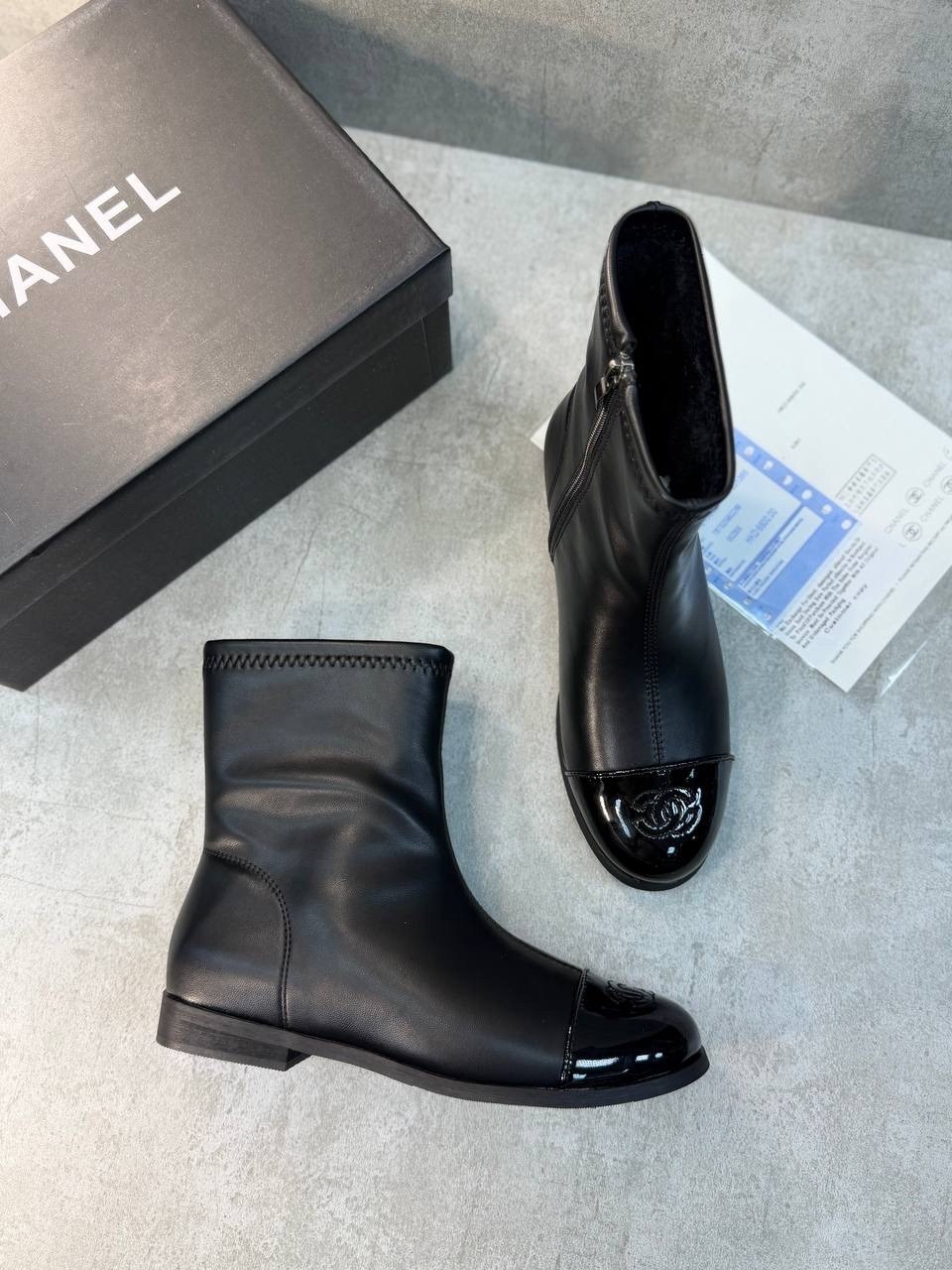 сапоги chanel,женские черные замшевые полусапоги chanel,ботинки chanel,ботильоны chanel,женские ботильоны chanel