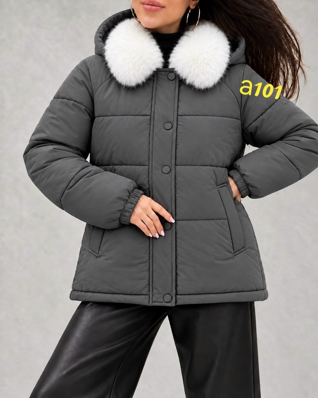 куртка женская зимняя,куртка короткая зимняя экокожа с мехом dh fashion,женская куртка,куртка,зимняя куртка