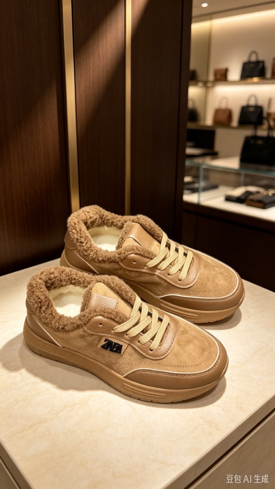 ,кроссовки ugg,зимние замшевые кроссовки с мехом prada trail коричневые,кроссовки зимнее,кроссовки зимние женские