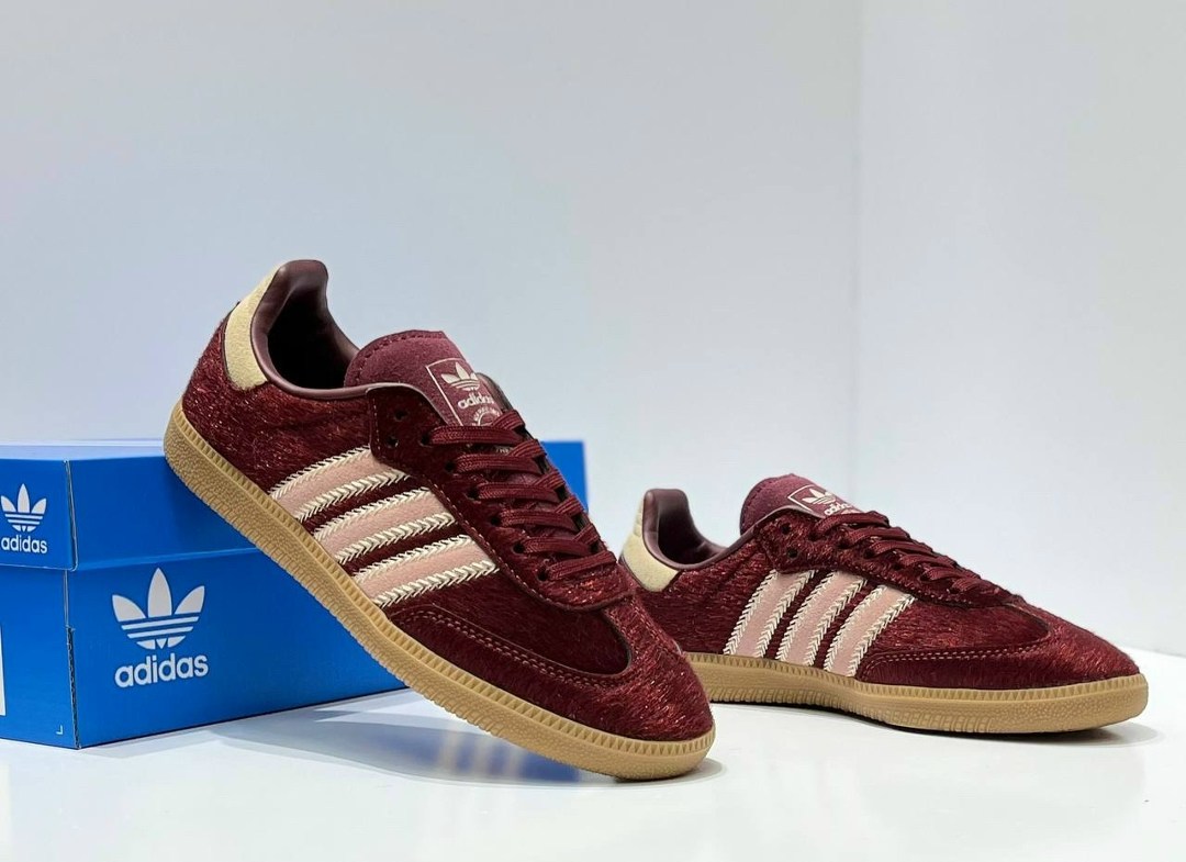 кроссовки adidas samba og,adidas originals samba og,кожаные кроссовки adidas originals samba og цвет бордовый,кожаные кроссовки samba og adidas originals бордовый,кроссовки adidas samba
