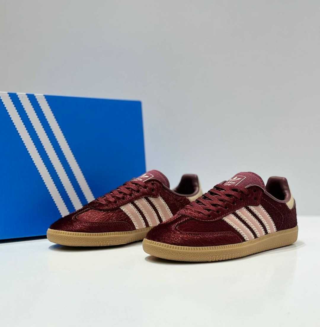 кроссовки adidas samba og,adidas originals samba og,кожаные кроссовки adidas originals samba og цвет бордовый,кожаные кроссовки samba og adidas originals бордовый,кроссовки adidas samba