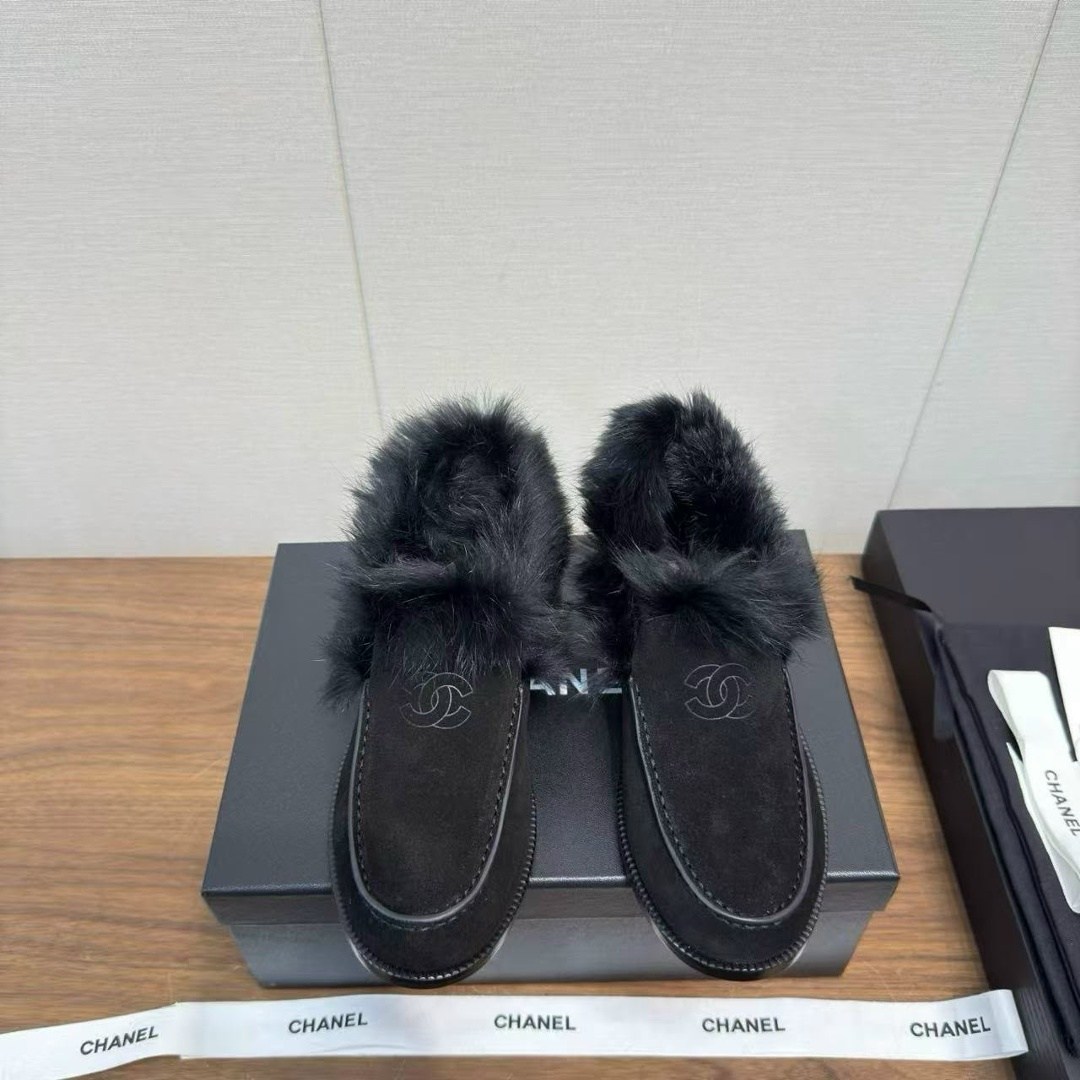 ,лоферы chanel,шанель лоферы,лоферы с мехам,женские лоферы chanel