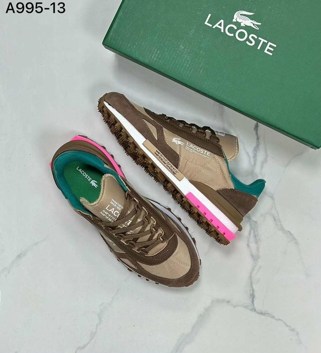 кроссовки lacoste active elite,кроссовки lacoste,кроссовки коричневые,кроссовки бежевые,кроссовки женские