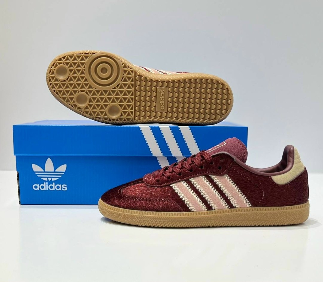 кроссовки adidas samba og,adidas originals samba og,кожаные кроссовки adidas originals samba og цвет бордовый,кожаные кроссовки samba og adidas originals бордовый,кроссовки adidas samba