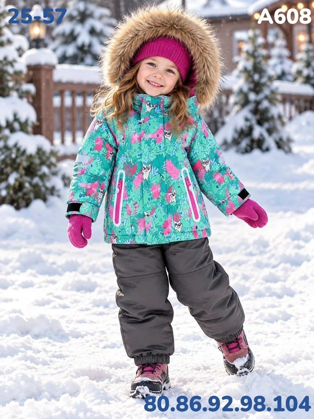 зимний костюм для девочки,комплект верхней одежды nikastyle,зимние костюмы,костюм зимний для девочки nikastyle,костюм зимний nikastyle