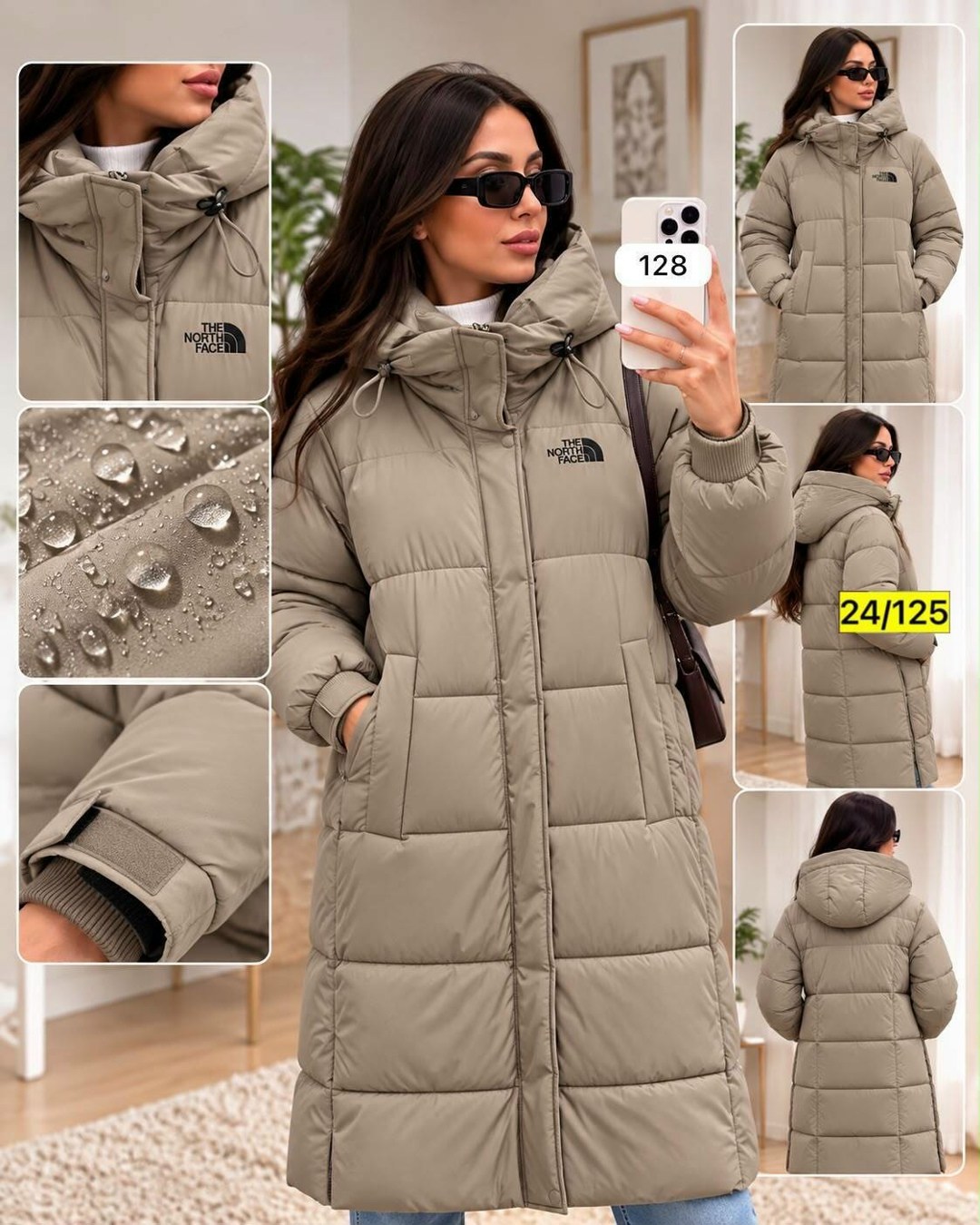 зимняя женская куртка,зимние куртки,пуховик женский north face,женская куртка,пуховик длинное с капюшоном